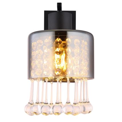 Globo - Sienas lampa 1xE27/60W/230V melna