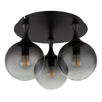 Globo - Virsapmetuma lustra 3xE27/10W/230V d. 46 cm melna