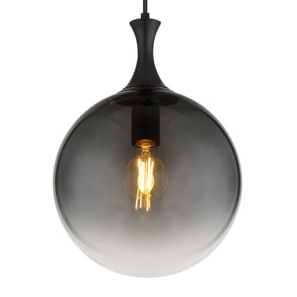 Globo - Lustra ar auklu 1xE27/10W/230V d. 25 cm melna