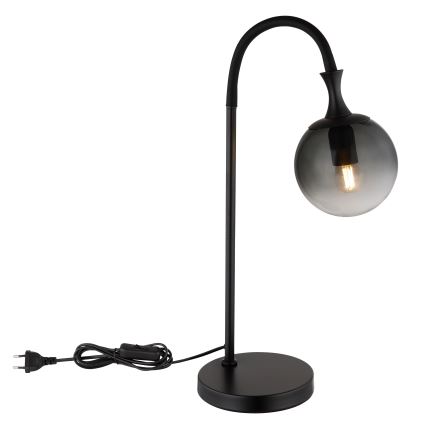 Globo - Galda lampa 1xE27/10W/230V melna