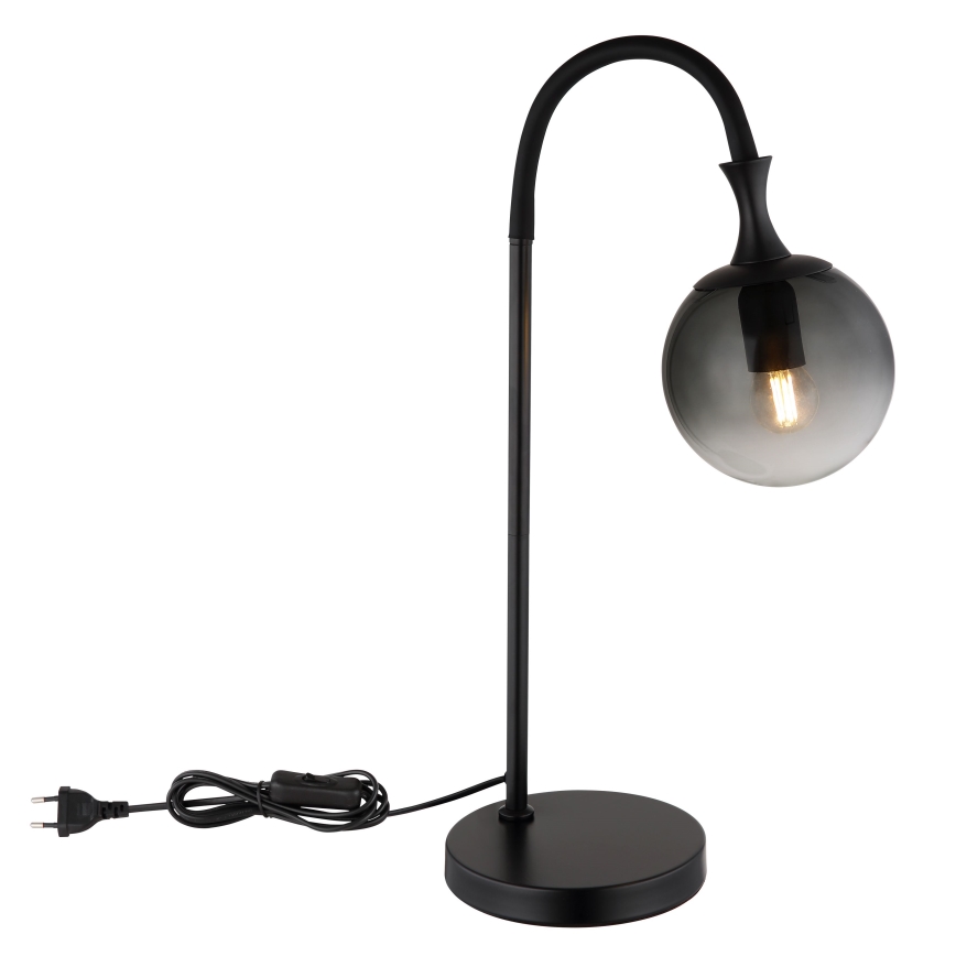 Globo - Galda lampa 1xE27/10W/230V melna