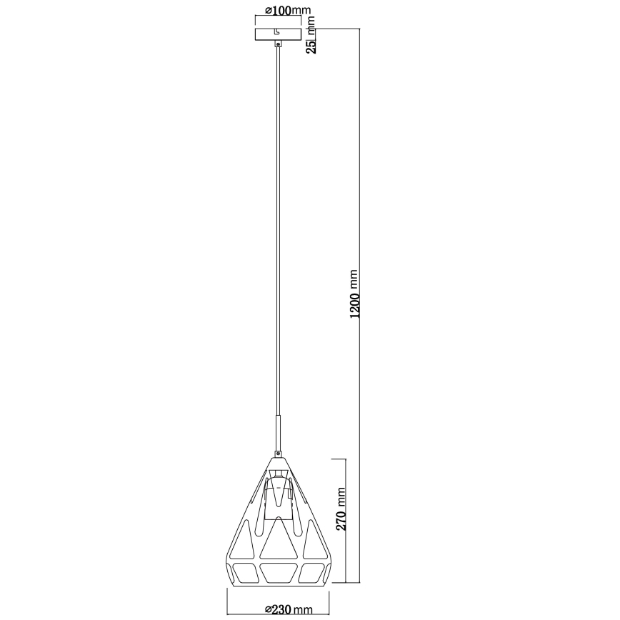 Globo - Lustra ar auklu 1xE27/40W/230V