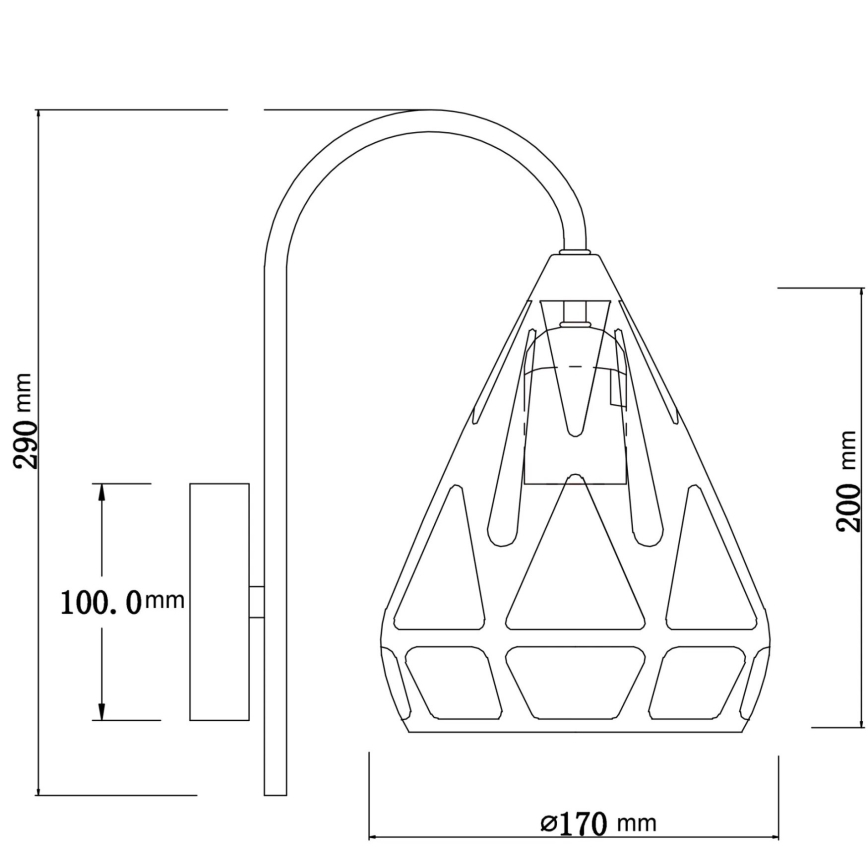 Globo - Sienas lampa 1xE27/40W/230V
