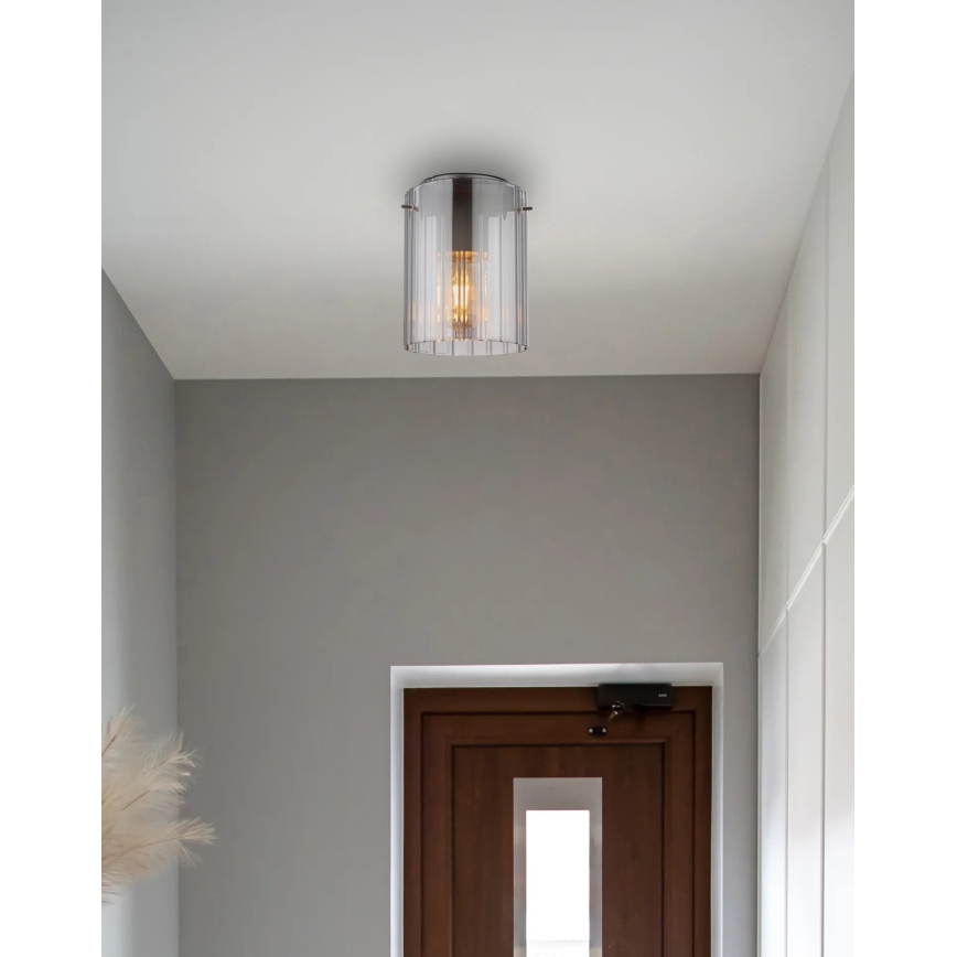 Globo - Griestu lampa 1xE27/40W/230V d. 18 cm pelēka