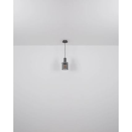 Globo - Lustra ar auklu 1xE27/40W/230V d. 18 cm brūna