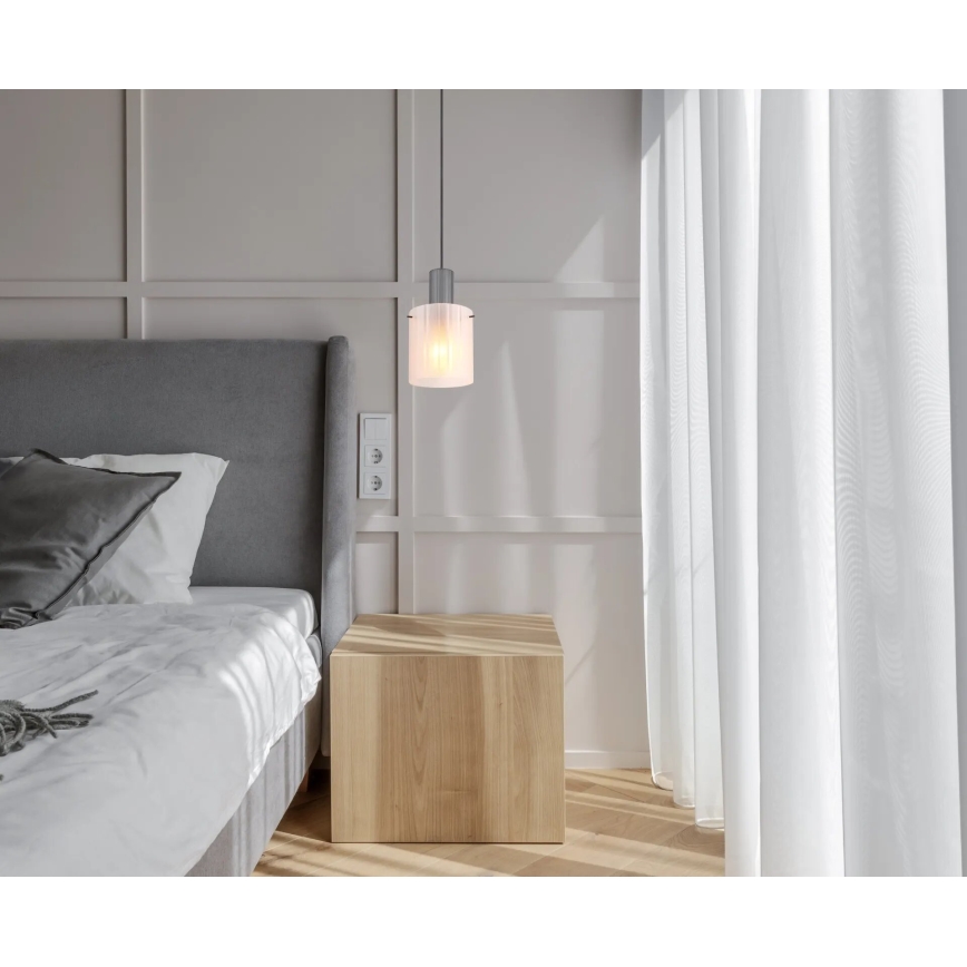 Globo - Lustra ar auklu 1xE27/40W/230V d. 18 cm balta
