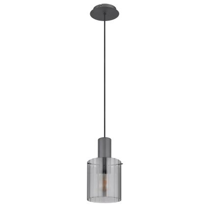 Globo - Lustra ar auklu 1xE27/40W/230V d. 18 cm pelēka