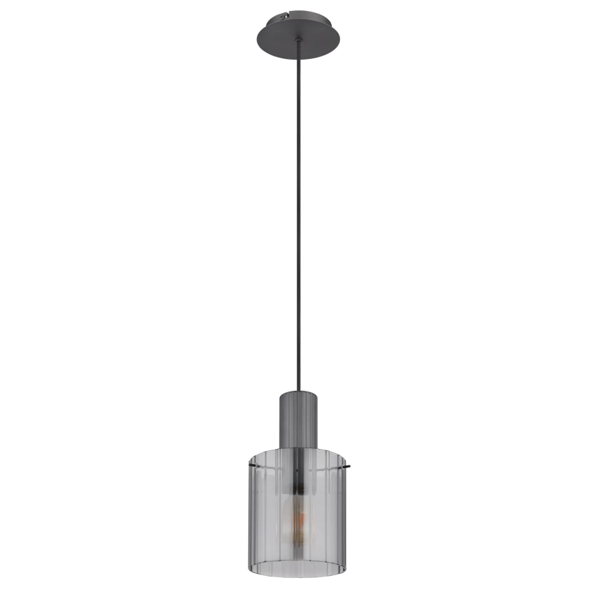 Globo - Lustra ar auklu 1xE27/40W/230V d. 18 cm pelēka