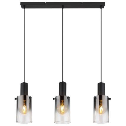 Globo - Lustra ar auklu 3xE27/40W/230V melna