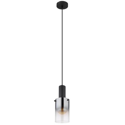 Globo - Lustra ar auklu 1xE27/40W/230V d. 12,5 cm melna