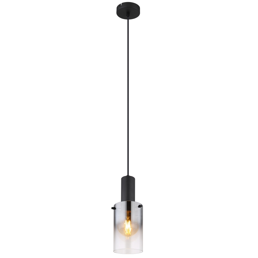 Globo - Lustra ar auklu 1xE27/40W/230V d. 12,5 cm melna