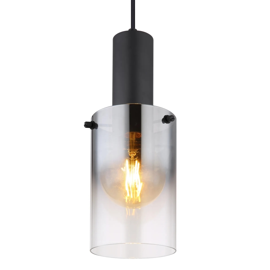 Globo - Lustra ar auklu 1xE27/40W/230V d. 12,5 cm melna