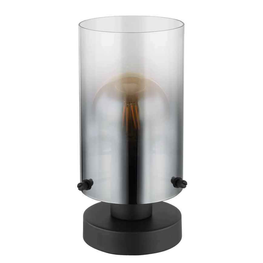 Globo - Galda lampa 1xE27/40W/230V d. 12,5 cm melna