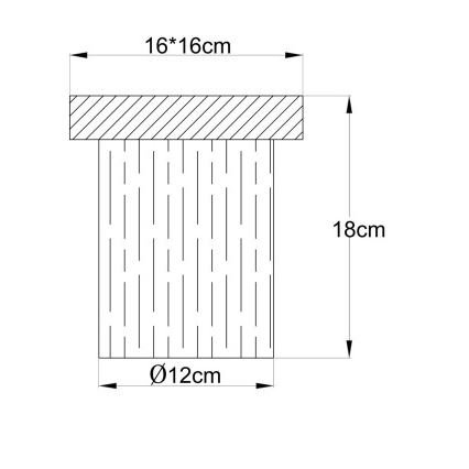 Globo - griestu lampa 1xE27/40W/230V 16x18 cm