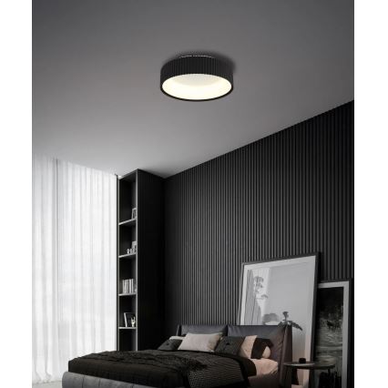 Globo - LED griestu lampa LED/45W/230V 2700/4000/6000K Ø 46 cm melna