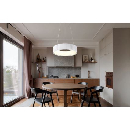 Globo - LED pakaramā lustra uz kabeļa LED/45W/230V 2700/4000/6000K Ø 46 cm balta