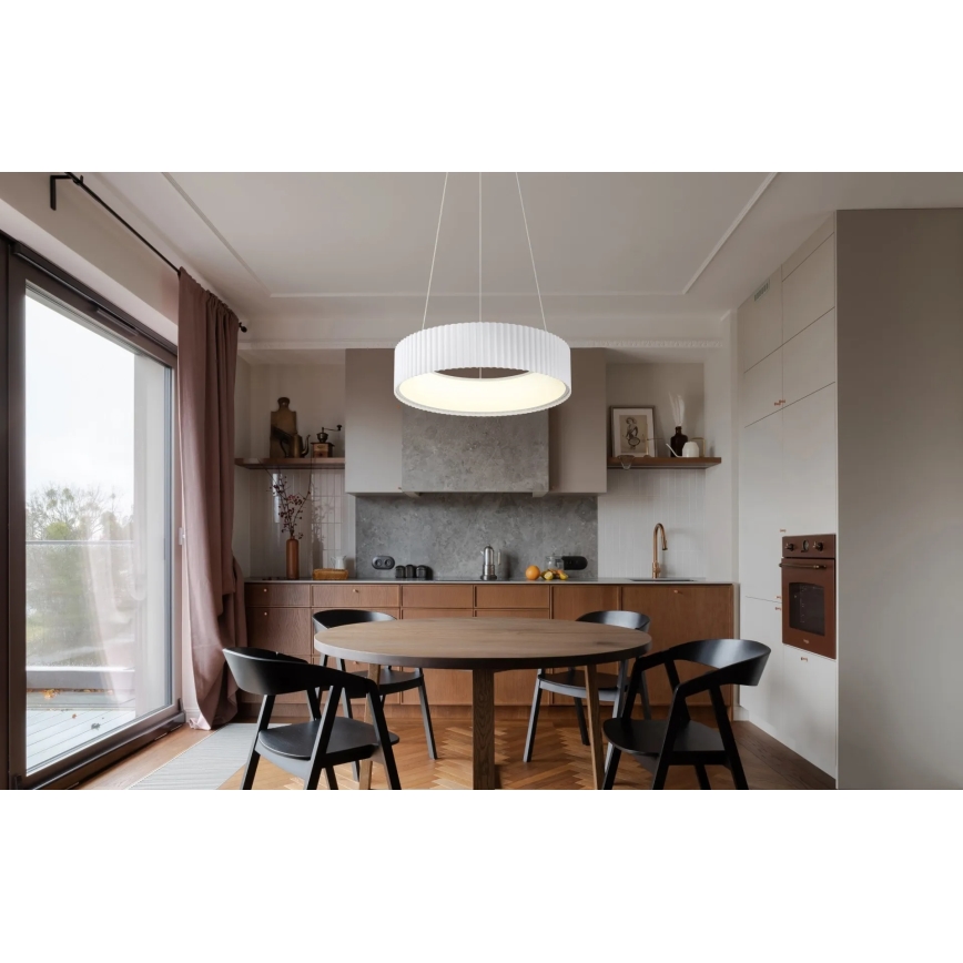 Globo - LED pakaramā lustra uz kabeļa LED/45W/230V 2700/4000/6000K Ø 46 cm balta