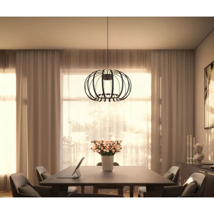 Globo - LED regulējama lustra uz stieples LED/40W/230V 3000K melna