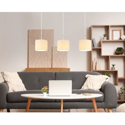 Globo - Pakarināmā lustra uz troses 3xE27/40W/230V