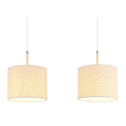 Globo - Pakarināmā lustra uz troses 3xE27/40W/230V