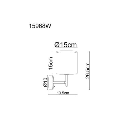 Globo - Sienas gaismeklis 1xE14/40W/230V