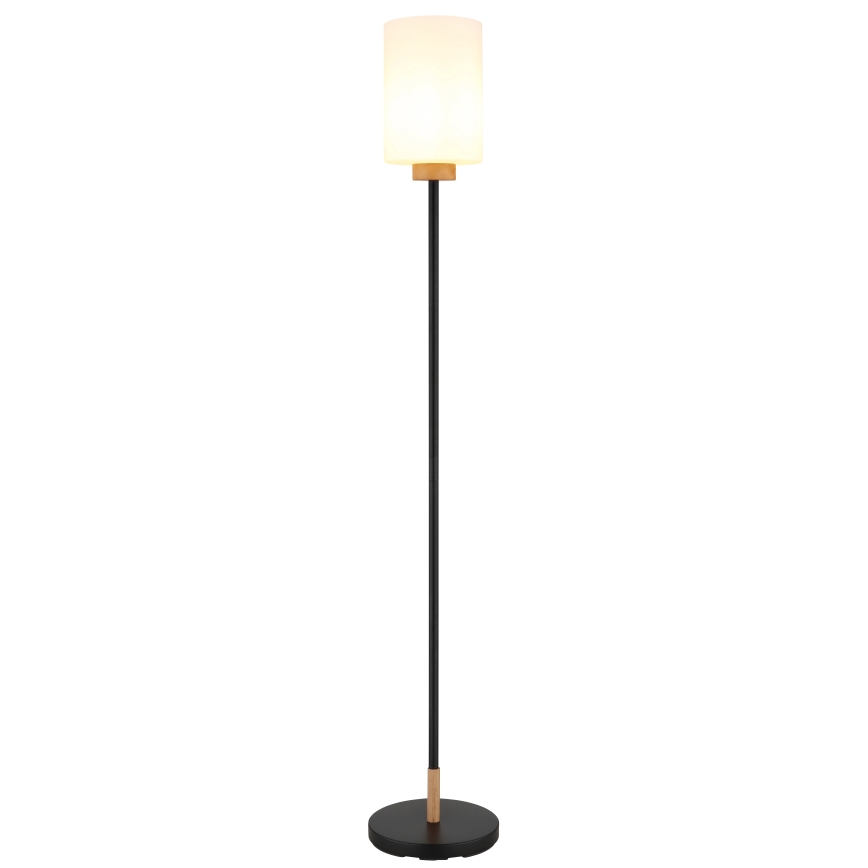 Globo - Stāvlampa 1xE27/60W/230V melna/balta