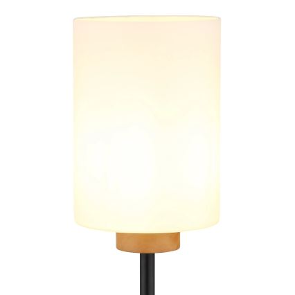 Globo - Stāvlampa 1xE27/60W/230V melna/balta