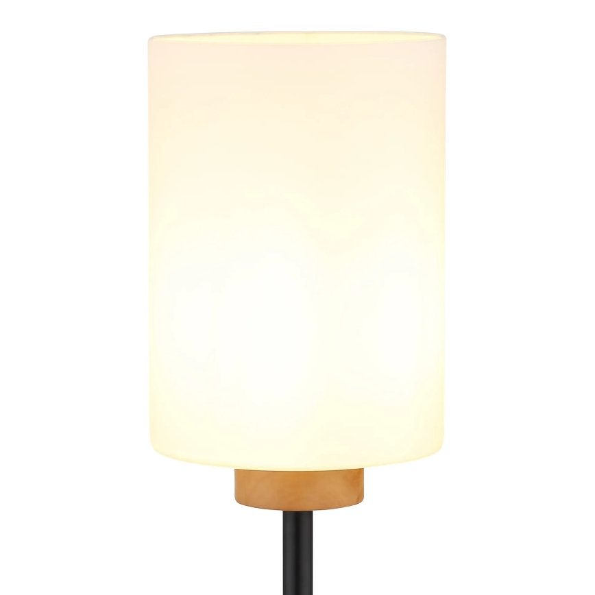 Globo - Stāvlampa 1xE27/60W/230V melna/balta