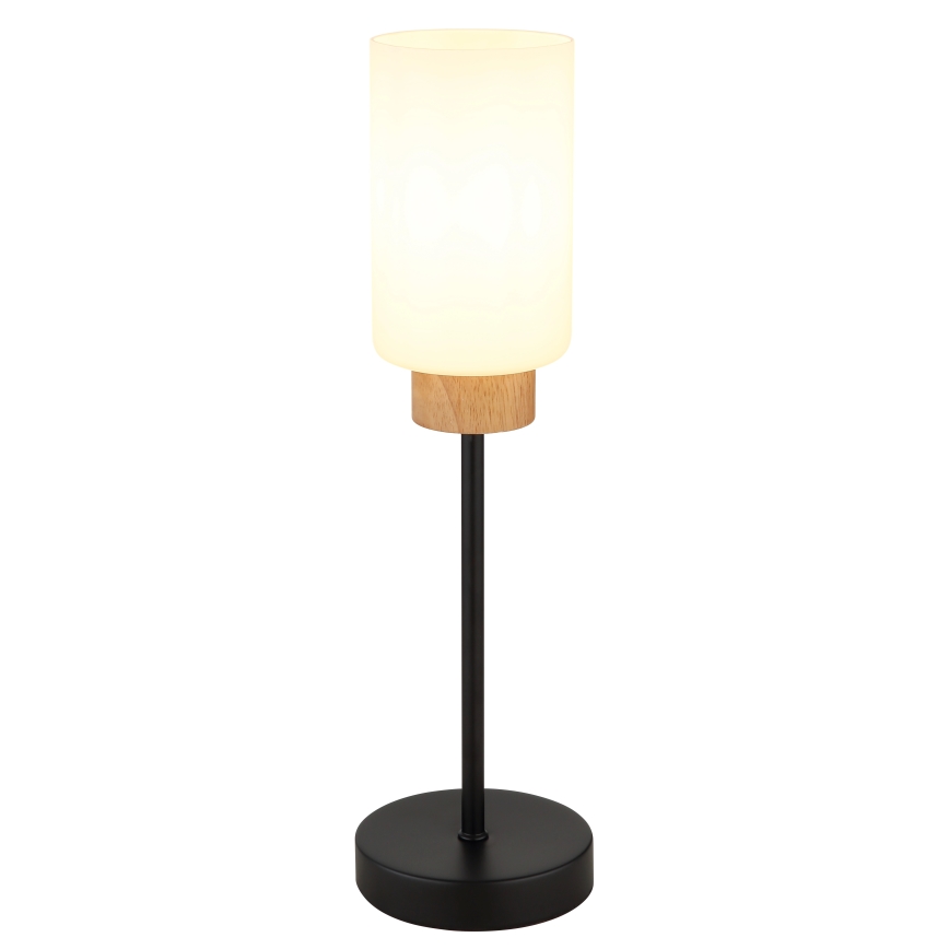 Globo - Galda lampa 1xE27/60W/230V melna/balta