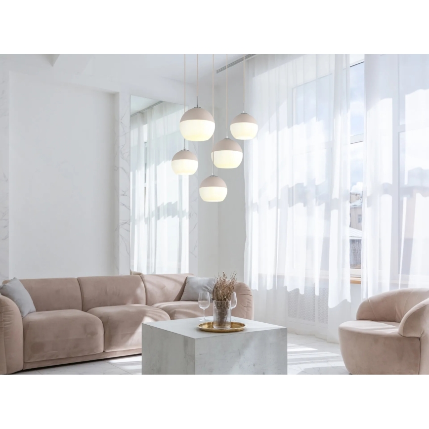 Globo - Piekārta lustra ar trosi 5xE27/60W/230V