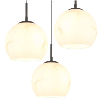 Globo - Pakaramā lustra uz kabeļa 3xE27/60W/230V Ø 42,5 cm