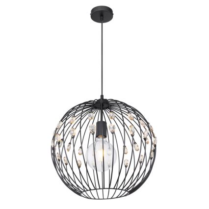 Globo - Pakaramais gaismeklis uz kabeļa 1xE27/60W/230V diam. 40 cm