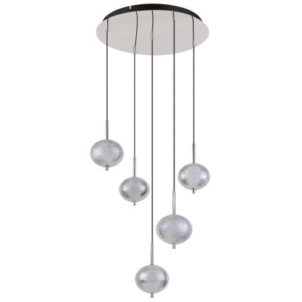 Globo - LED Lustra ar auklu 5xLED/6,6W/230V 3000/4500/6500K