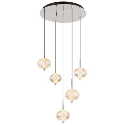 Globo - LED Lustra ar auklu 5xLED/6,6W/230V 3000/4500/6500K