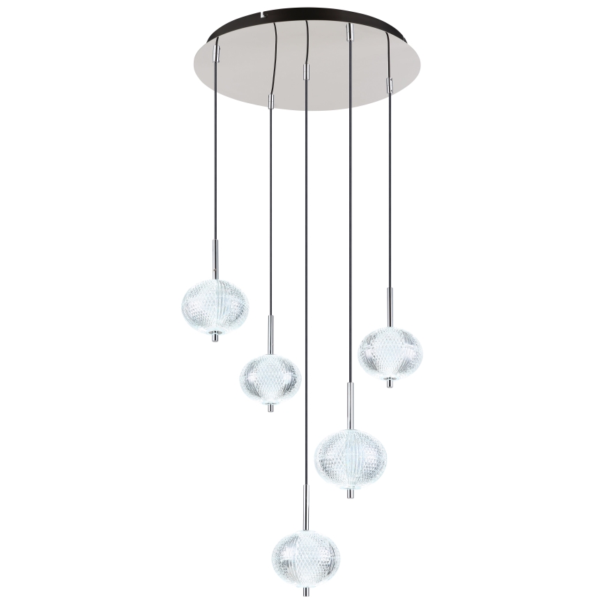 Globo - LED Lustra ar auklu 5xLED/6,6W/230V 3000/4500/6500K