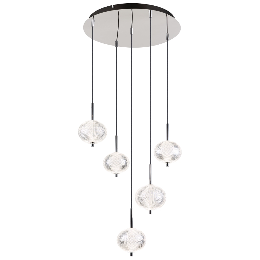 Globo - LED Lustra ar auklu 5xLED/6,6W/230V 3000/4500/6500K