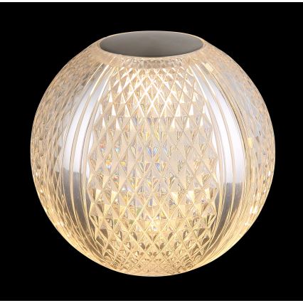 Globo - LED Aptumšojama skārienvadāma galda lampa LED/2W/5V 1200 mAh USB caurspīdīga