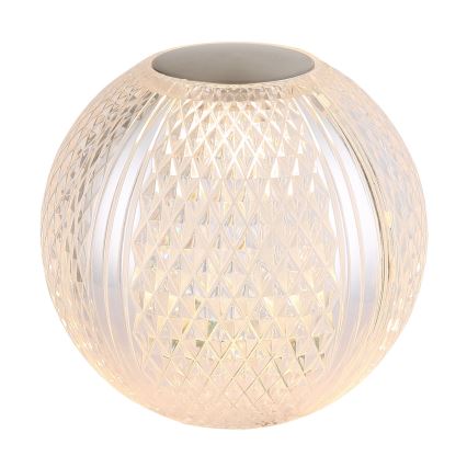 Globo - LED Aptumšojama skārienvadāma galda lampa LED/2W/5V 1200 mAh USB caurspīdīga