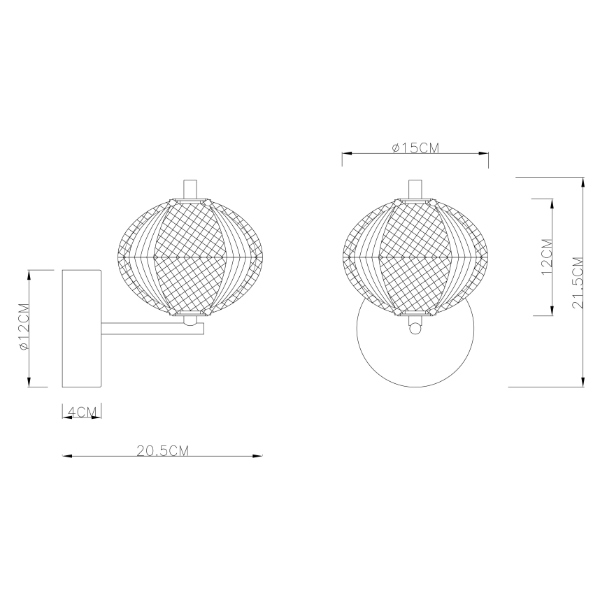 Globo - LED Sienas lampa LED/7W/230V 3000/4500/6500K