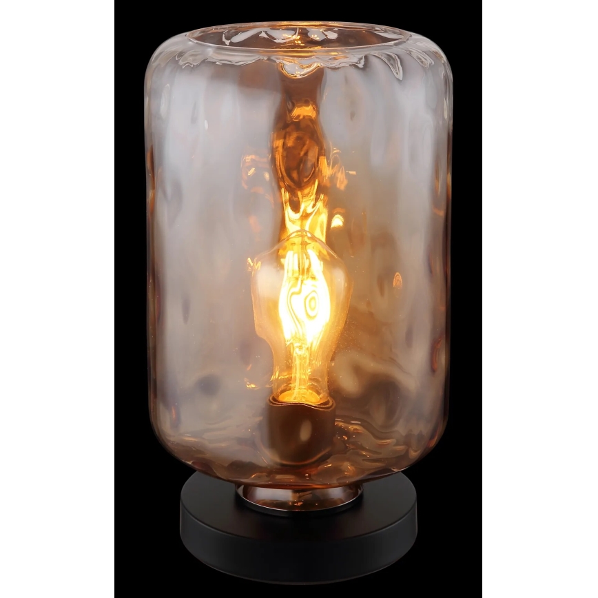 Globo - Galda lampa 1xE27/60W/230V brūna