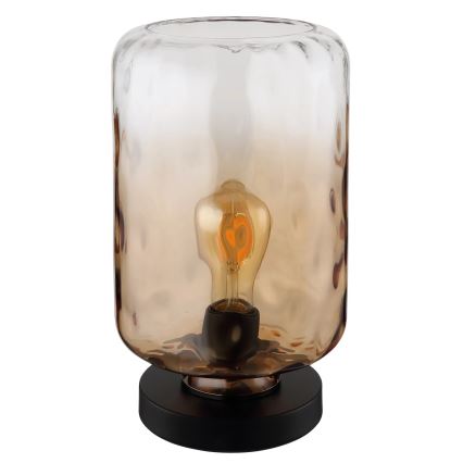 Globo - Galda lampa 1xE27/60W/230V brūna