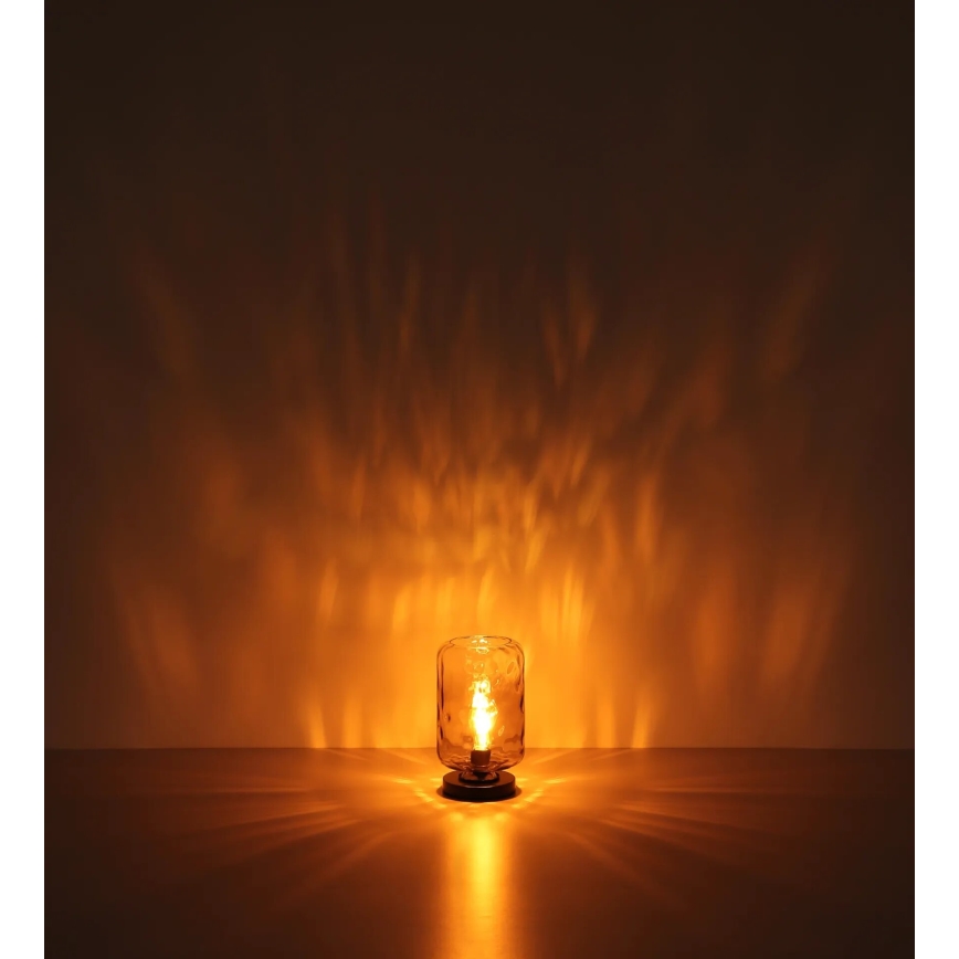 Globo - Galda lampa 1xE27/60W/230V pelēka