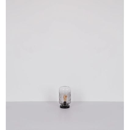 Globo - Galda lampa 1xE27/60W/230V pelēka