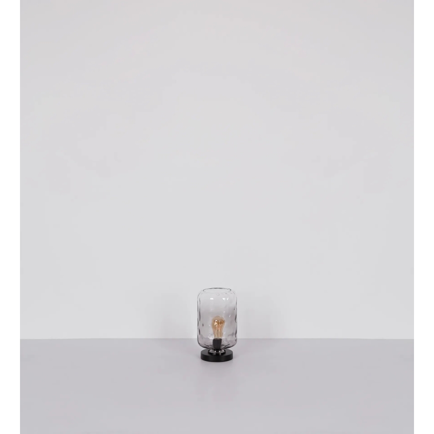 Globo - Galda lampa 1xE27/60W/230V pelēka