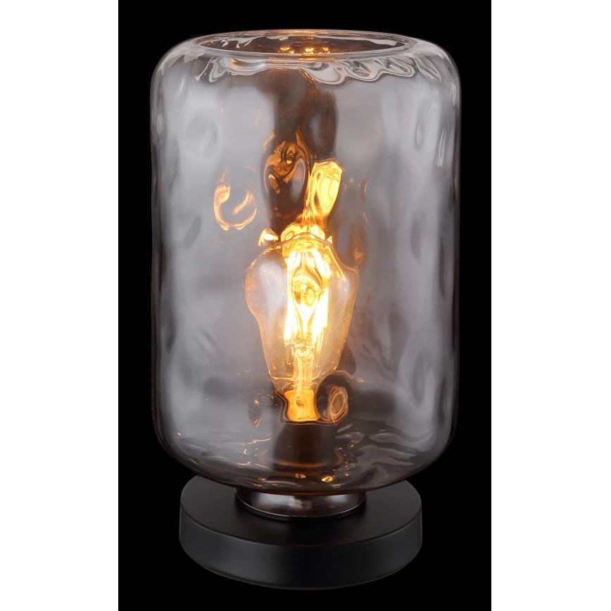 Globo - Galda lampa 1xE27/60W/230V pelēka