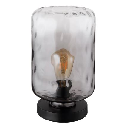 Globo - Galda lampa 1xE27/60W/230V pelēka