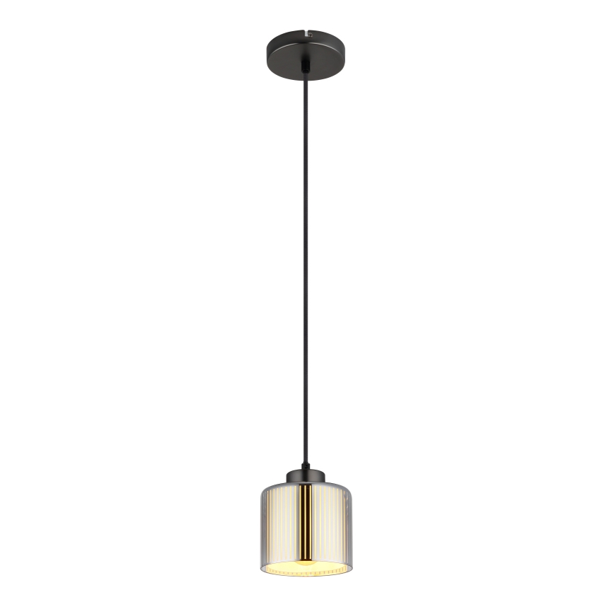 Globo - Lustra ar auklu 1xE27/60W/230V spīdīgi hromēts d. 14 cm