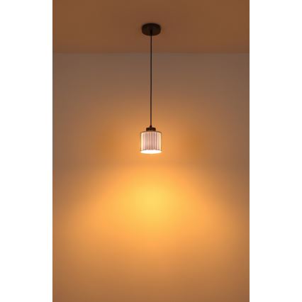 Globo - Lustra ar auklu 1xE27/60W/230V spīdīgi hromēts d. 14 cm
