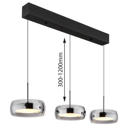 Globo - LED pakaramais uz troses LED/30W/230V 3000K