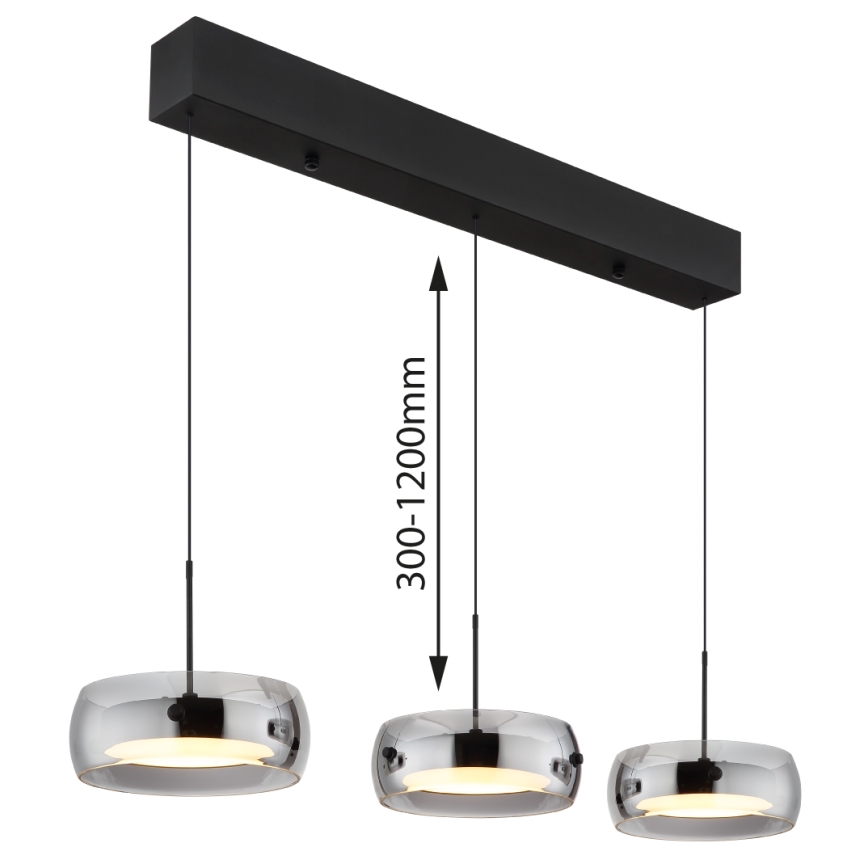 Globo - LED pakaramais uz troses LED/30W/230V 3000K